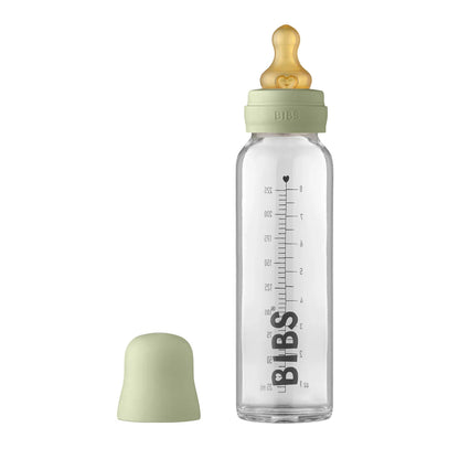 BIBS - 225ml Glass Bottle Set - Sage