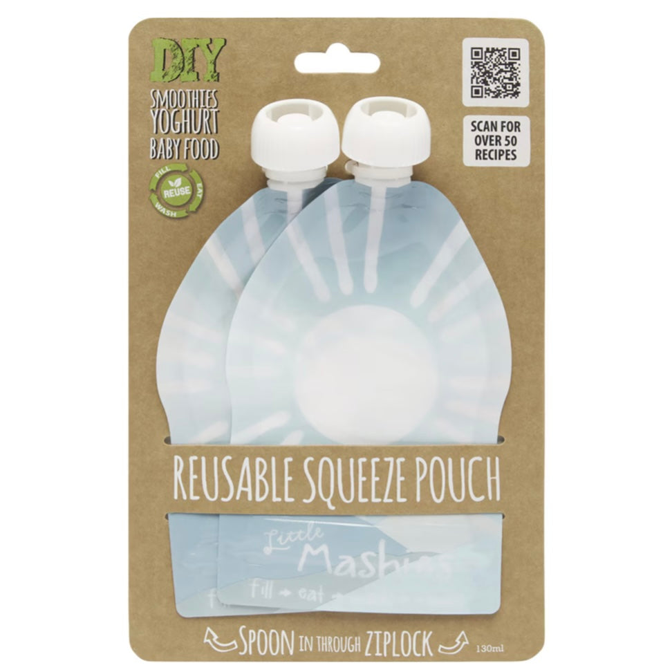 Reusable Squeeze Pouch Sun (2 x 130ml)