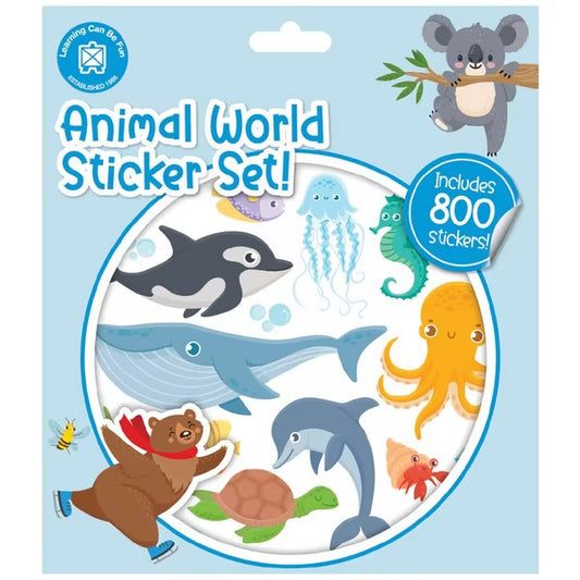 Sticker Pack 800 - Animal World Sticker Set