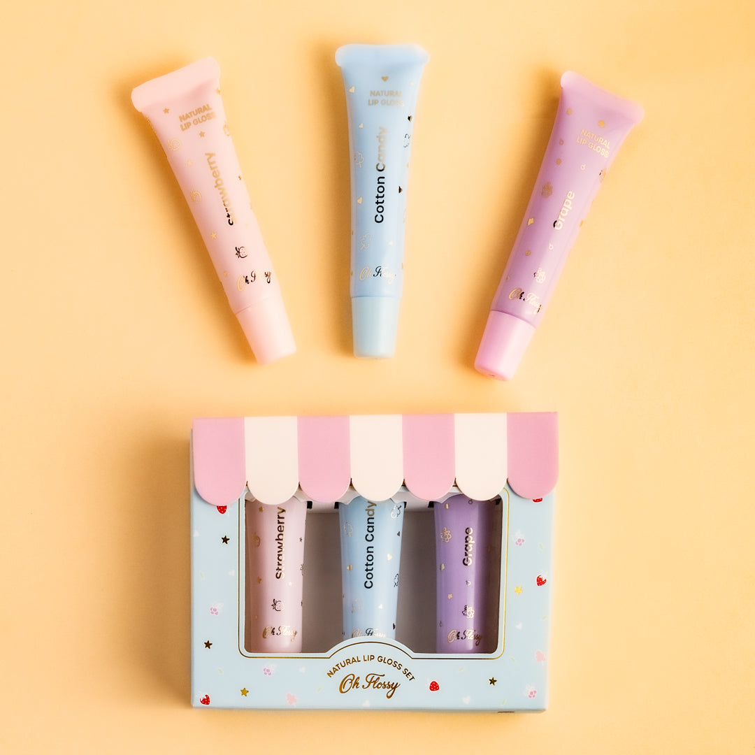 Natural Lip Gloss Set