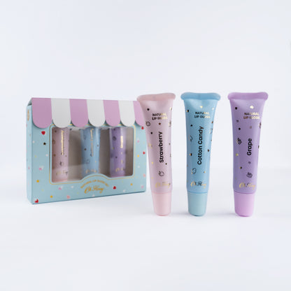 Natural Lip Gloss Set