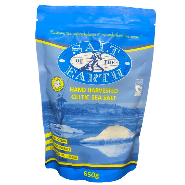 Salt Of The Earth Hand Harvested Celtic Sea Salt Fine 250g