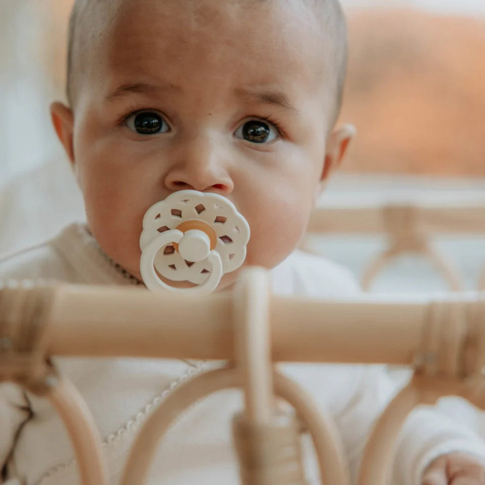 BIBS Pacifier Boheme - Stage 1 - Ivory/Blossom