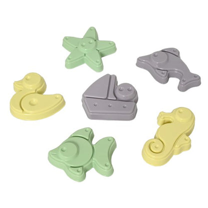 Plasto I AM GREEN Sand Moulds, 6 pcs