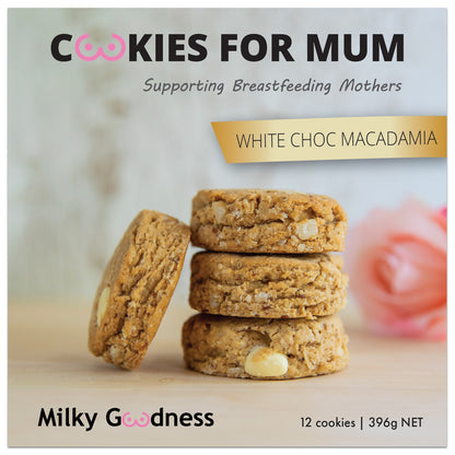 White Chocolate Chip & Macadamia Lactation Cookies